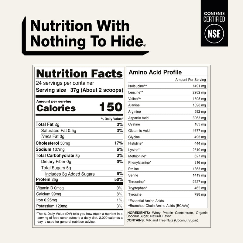 Vanilla Whey Protein Powder - Vanilla